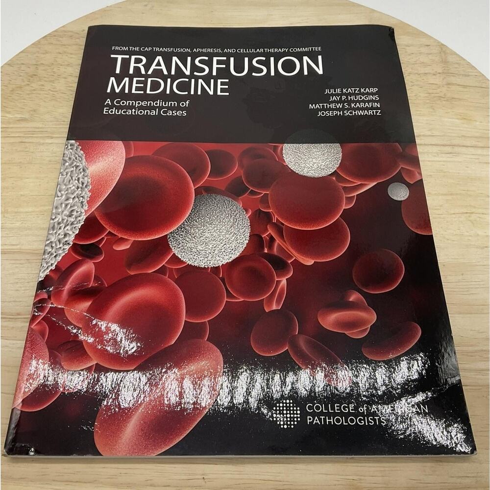 Transfusion Medicine Compendium Of Cases Karp Hudgins CAP Paperback‎ Textbook